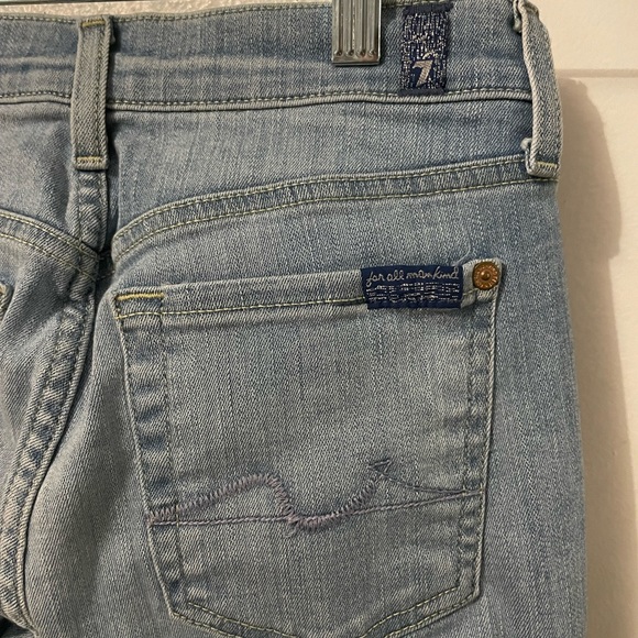 7 For All Man Kind brand jeans size 25 - Picture 2 of 5